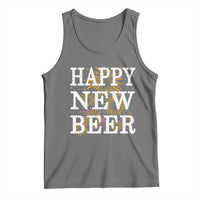 Funny Happy New Beer New Year Tank Top NYE Party Beer Lover Firework - Wonder Print Shop