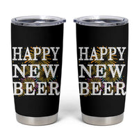 Funny Happy New Beer New Year Tumbler Cup NYE Party Beer Lover Firework - Wonder Print Shop