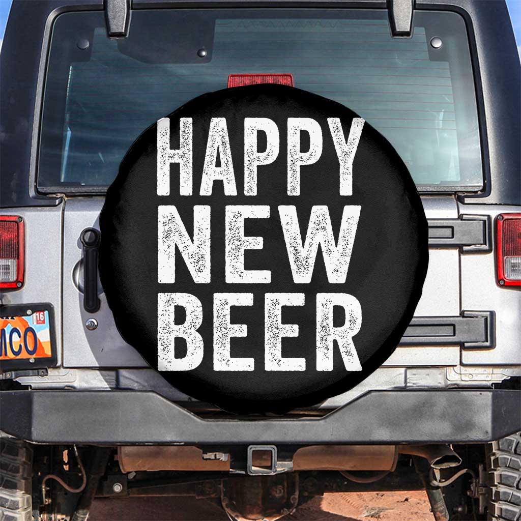 Funny Happy New Beers New Year Spare Tire Cover NYE Party Beer Lover - Wonder Print Shop