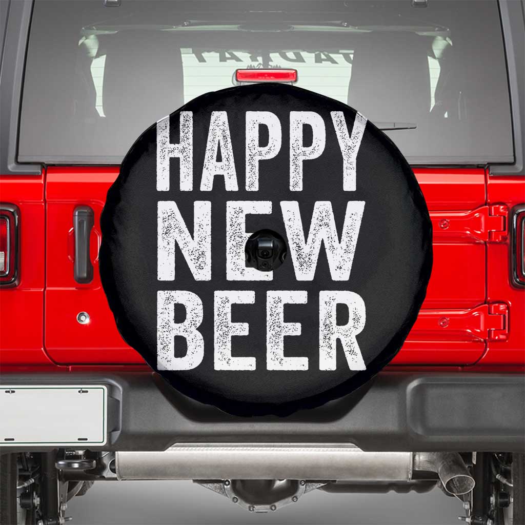 Funny Happy New Beers New Year Spare Tire Cover NYE Party Beer Lover - Wonder Print Shop