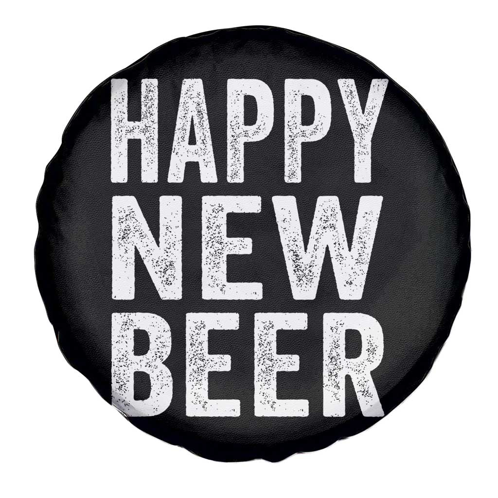 Funny Happy New Beers New Year Spare Tire Cover NYE Party Beer Lover - Wonder Print Shop