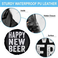 Funny Happy New Beers New Year Spare Tire Cover NYE Party Beer Lover - Wonder Print Shop