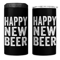 Funny Happy New Beers New Year 4 in 1 Can Cooler Tumbler NYE Party Beer Lover - Wonder Print Shop