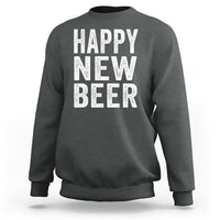 Funny Happy New Beers New Year Sweatshirt NYE Party Beer Lover - Wonder Print Shop
