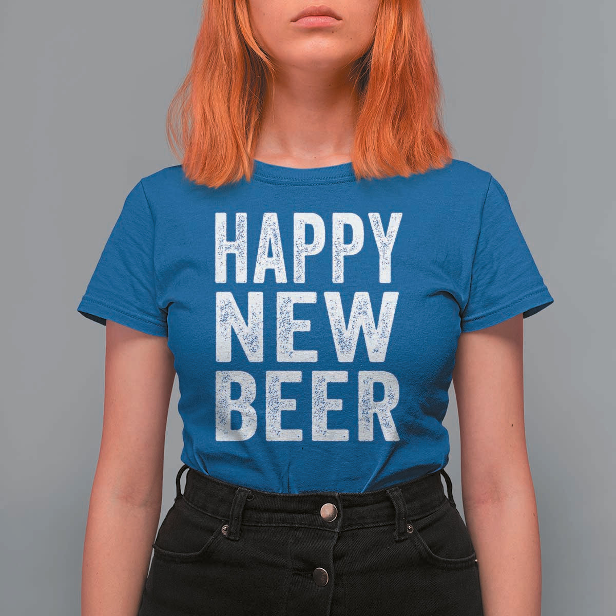 Funny Happy New Beers New Year T Shirt For Women NYE Party Beer Lover - Wonder Print Shop