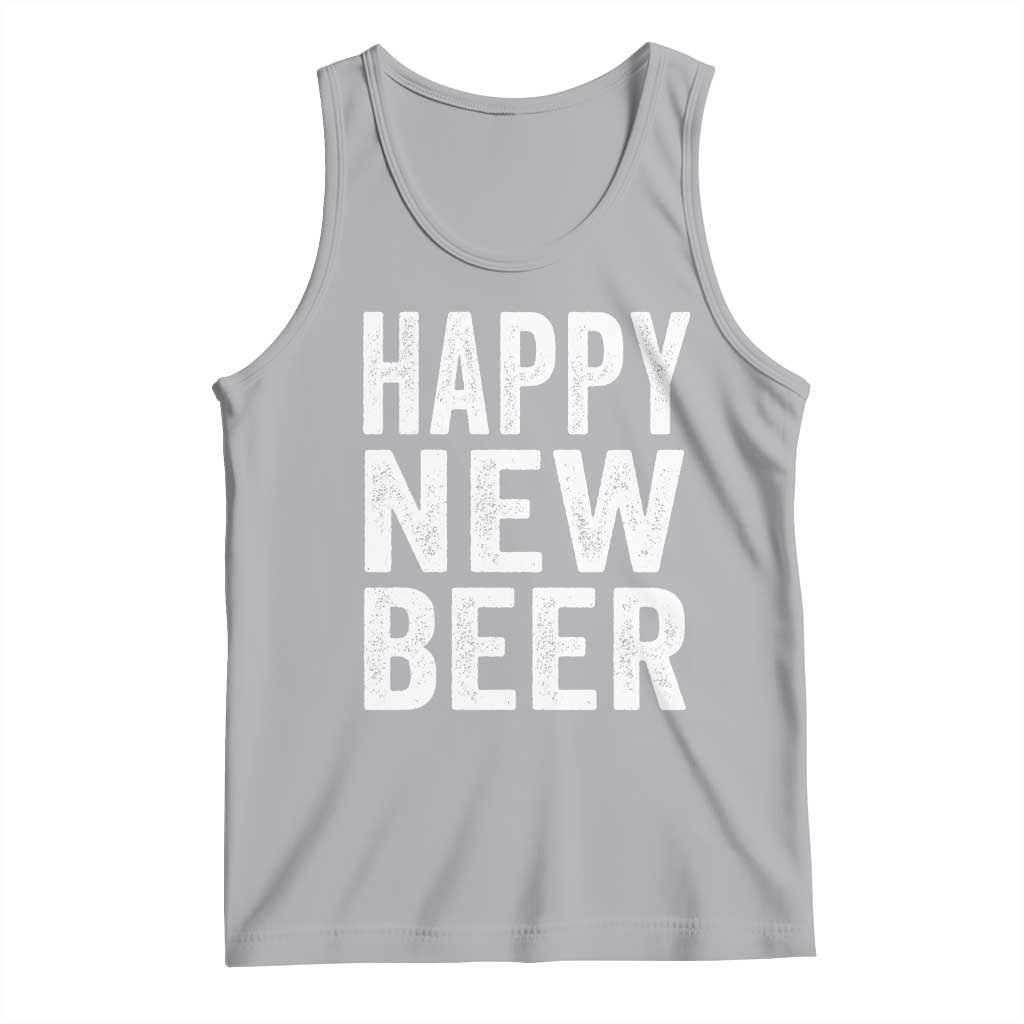 Funny Happy New Beers New Year Tank Top NYE Party Beer Lover - Wonder Print Shop
