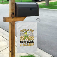 Funny New Years Eve Garden Flag This Is My New Year Toad Frog Pun - Wonder Print Shop