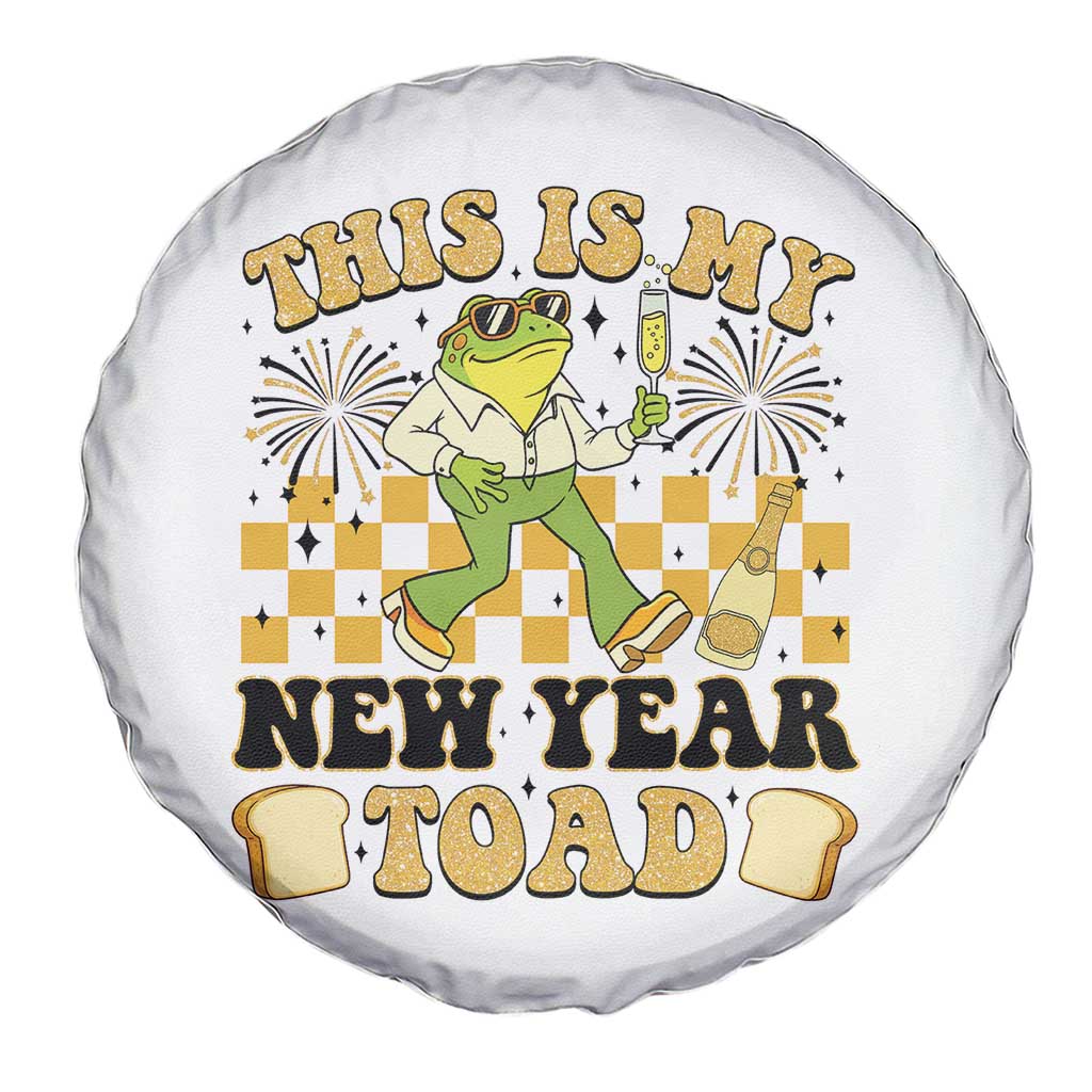 Funny New Years Eve Spare Tire Cover This Is My New Year Toad Frog Pun - Wonder Print Shop