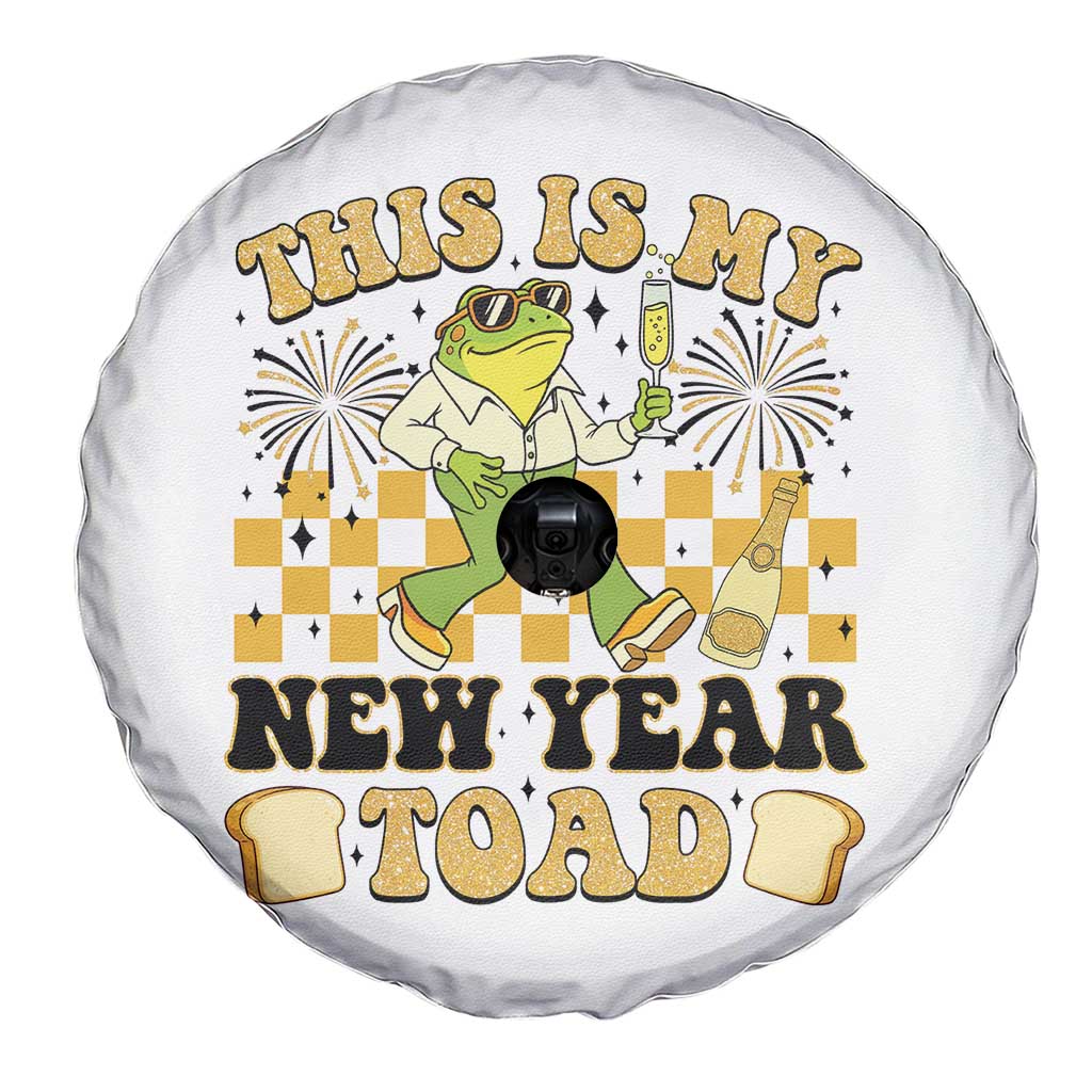 Funny New Years Eve Spare Tire Cover This Is My New Year Toad Frog Pun - Wonder Print Shop