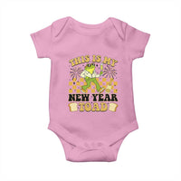 Funny New Years Eve Baby Onesie This Is My New Year Toad Frog Pun - Wonder Print Shop