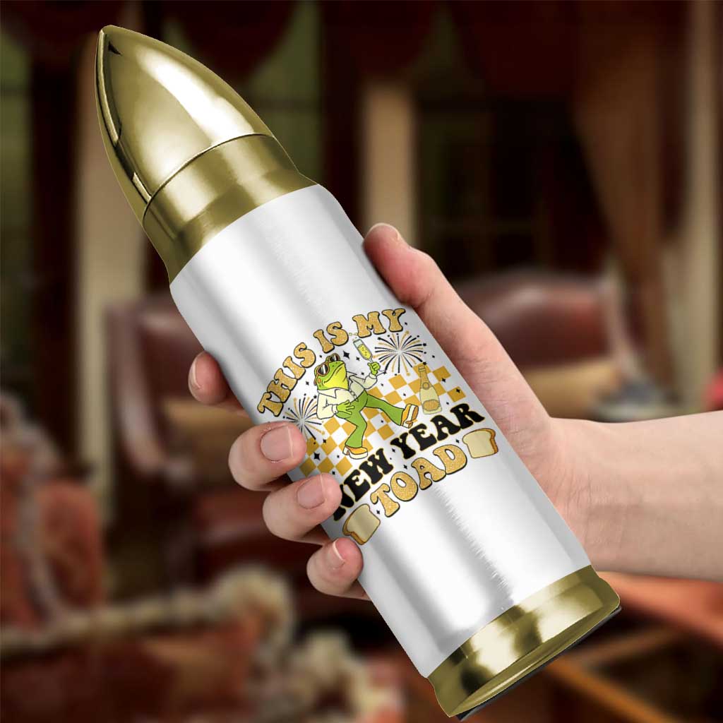 Funny New Years Eve Bullet Tumbler This Is My New Year Toad Frog Pun - Wonder Print Shop