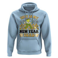 Funny New Years Eve Hoodie This Is My New Year Toad Frog Pun - Wonder Print Shop