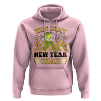 Funny New Years Eve Hoodie This Is My New Year Toad Frog Pun - Wonder Print Shop