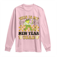 Funny New Years Eve Long Sleeve Shirt This Is My New Year Toad Frog Pun - Wonder Print Shop