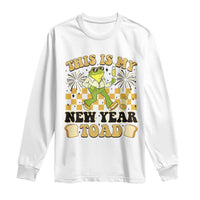 Funny New Years Eve Long Sleeve Shirt This Is My New Year Toad Frog Pun - Wonder Print Shop