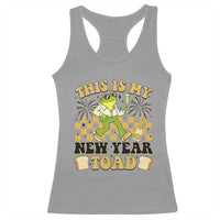 Funny New Years Eve Racerback Tank Top This Is My New Year Toad Frog Pun - Wonder Print Shop