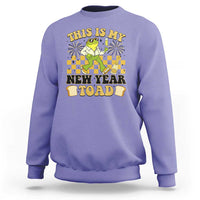 Funny New Years Eve Sweatshirt This Is My New Year Toad Frog Pun - Wonder Print Shop