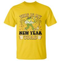 Funny New Years Eve T Shirt This Is My New Year Toad Frog Pun - Wonder Print Shop