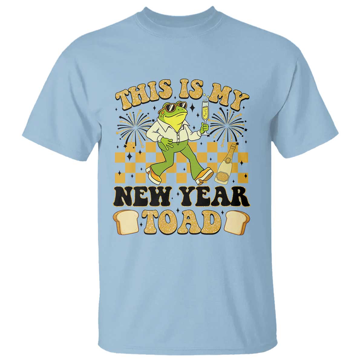 Funny New Years Eve T Shirt This Is My New Year Toad Frog Pun - Wonder Print Shop