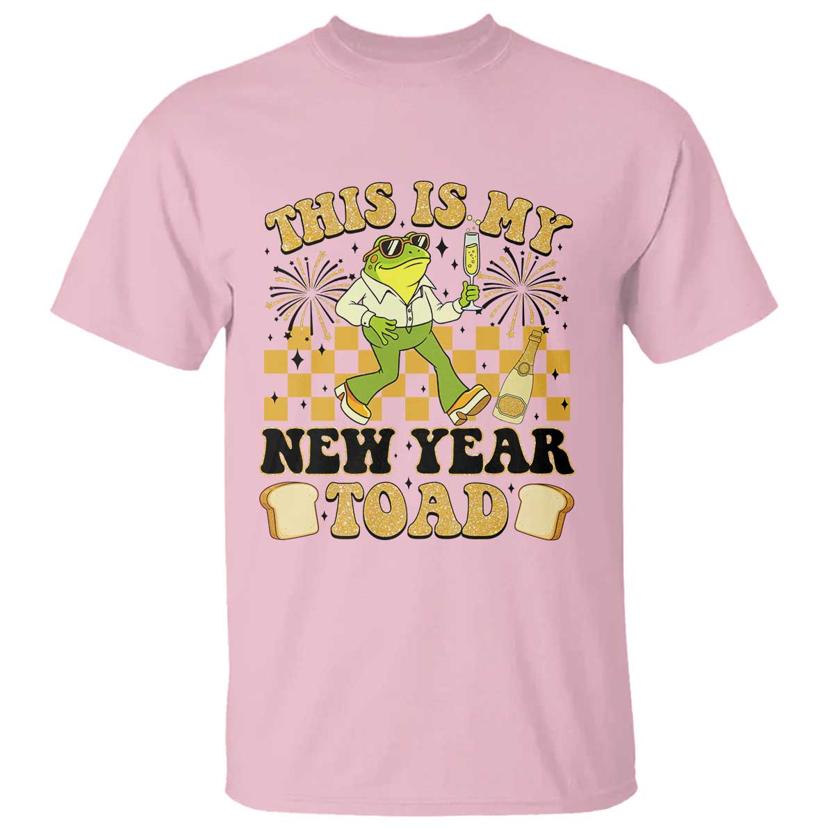 Funny New Years Eve T Shirt This Is My New Year Toad Frog Pun - Wonder Print Shop