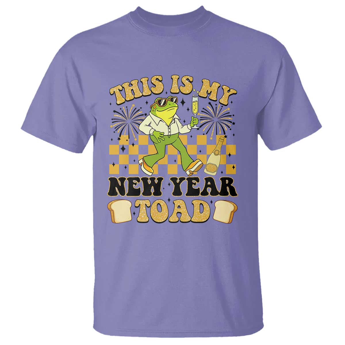 Funny New Years Eve T Shirt This Is My New Year Toad Frog Pun - Wonder Print Shop