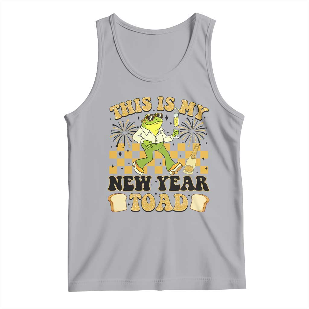 Funny New Years Eve Tank Top This Is My New Year Toad Frog Pun - Wonder Print Shop