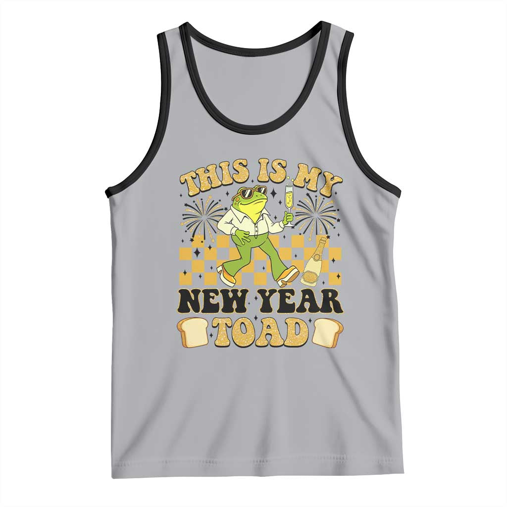 Funny New Years Eve Tank Top This Is My New Year Toad Frog Pun - Wonder Print Shop