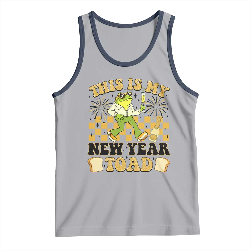 Funny New Years Eve Tank Top This Is My New Year Toad Frog Pun - Wonder Print Shop