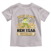Funny New Years Eve Toddler T Shirt This Is My New Year Toad Frog Pun - Wonder Print Shop