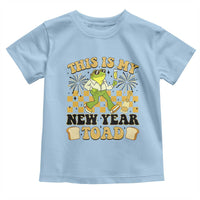 Funny New Years Eve Toddler T Shirt This Is My New Year Toad Frog Pun - Wonder Print Shop