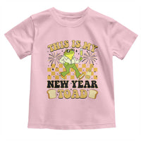 Funny New Years Eve Toddler T Shirt This Is My New Year Toad Frog Pun - Wonder Print Shop