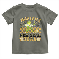 Funny New Years Eve Toddler T Shirt This Is My New Year Toad Frog Pun - Wonder Print Shop