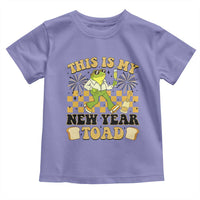 Funny New Years Eve Toddler T Shirt This Is My New Year Toad Frog Pun - Wonder Print Shop
