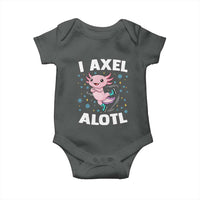 Funny Axolotl Ice Skating Baby Onesie I Axel Alotl Winter Sport - Wonder Print Shop
