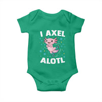 Funny Axolotl Ice Skating Baby Onesie I Axel Alotl Winter Sport - Wonder Print Shop