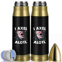 Funny Axolotl Ice Skating Bullet Tumbler I Axel Alotl Winter Sport - Wonder Print Shop