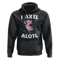 Funny Axolotl Ice Skating Hoodie I Axel Alotl Winter Sport - Wonder Print Shop