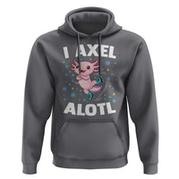 Funny Axolotl Ice Skating Hoodie I Axel Alotl Winter Sport - Wonder Print Shop