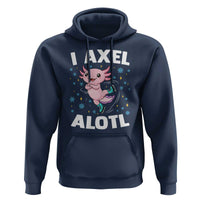 Funny Axolotl Ice Skating Hoodie I Axel Alotl Winter Sport - Wonder Print Shop