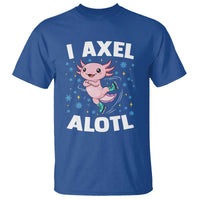 Funny Axolotl Ice Skating T Shirt I Axel Alotl Winter Sport - Wonder Print Shop