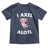 Funny Axolotl Ice Skating Toddler T Shirt I Axel Alotl Winter Sport - Wonder Print Shop
