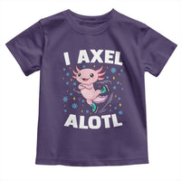 Funny Axolotl Ice Skating Toddler T Shirt I Axel Alotl Winter Sport - Wonder Print Shop