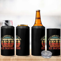 Funny It's A Good Day To Go Ice Skating 4 in 1 Can Cooler Tumbler - Wonder Print Shop
