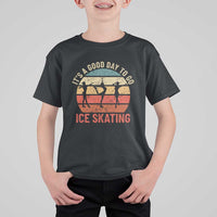 Funny It's A Good Day To Go Ice Skating T Shirt For Kid - Wonder Print Shop