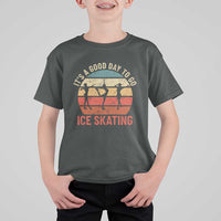 Funny It's A Good Day To Go Ice Skating T Shirt For Kid - Wonder Print Shop