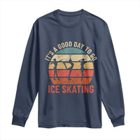 Funny It's A Good Day To Go Ice Skating Long Sleeve Shirt - Wonder Print Shop