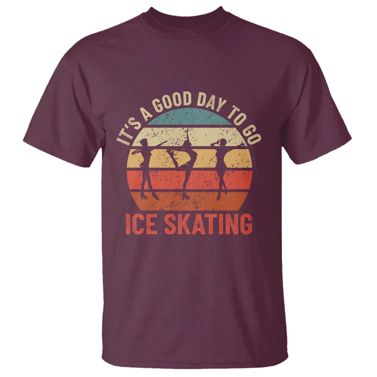 Funny It's A Good Day To Go Ice Skating T Shirt - Wonder Print Shop