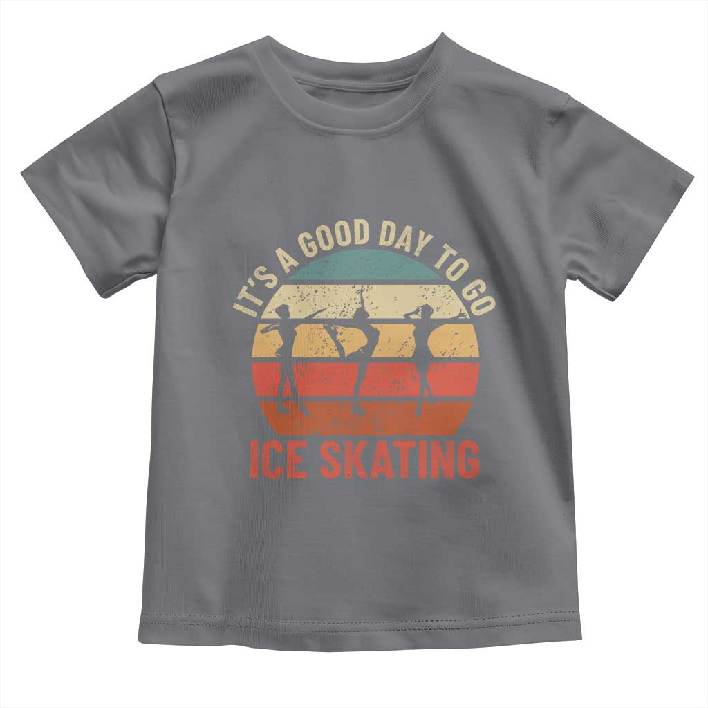 Funny It's A Good Day To Go Ice Skating Toddler T Shirt - Wonder Print Shop