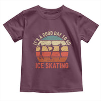Funny It's A Good Day To Go Ice Skating Toddler T Shirt - Wonder Print Shop