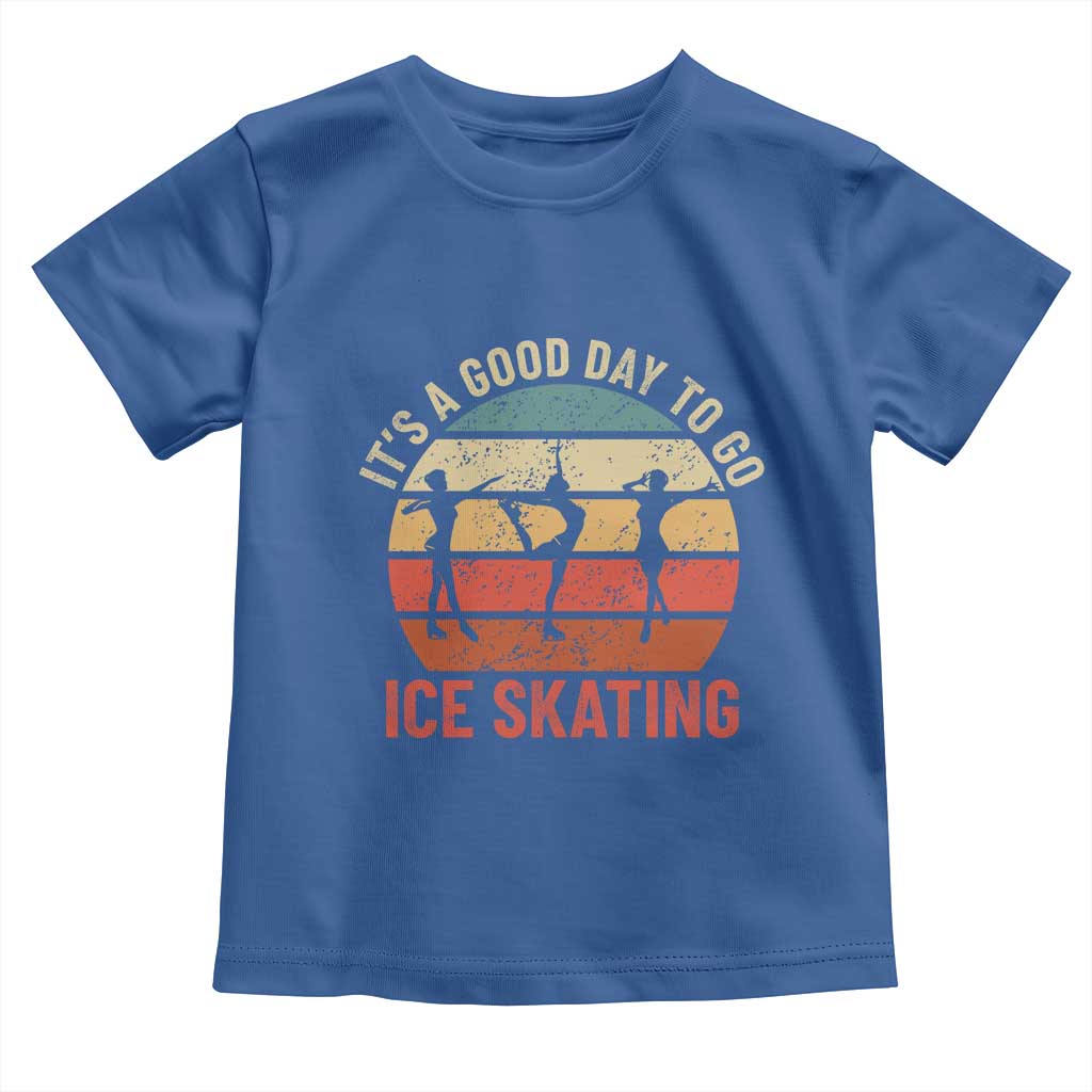 Funny It's A Good Day To Go Ice Skating Toddler T Shirt - Wonder Print Shop